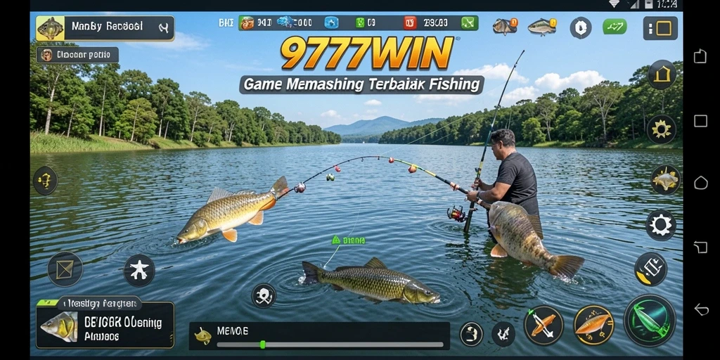 Tangkapan ikan yang besar di gameplay 9777WIN dengan grafis menawan.
