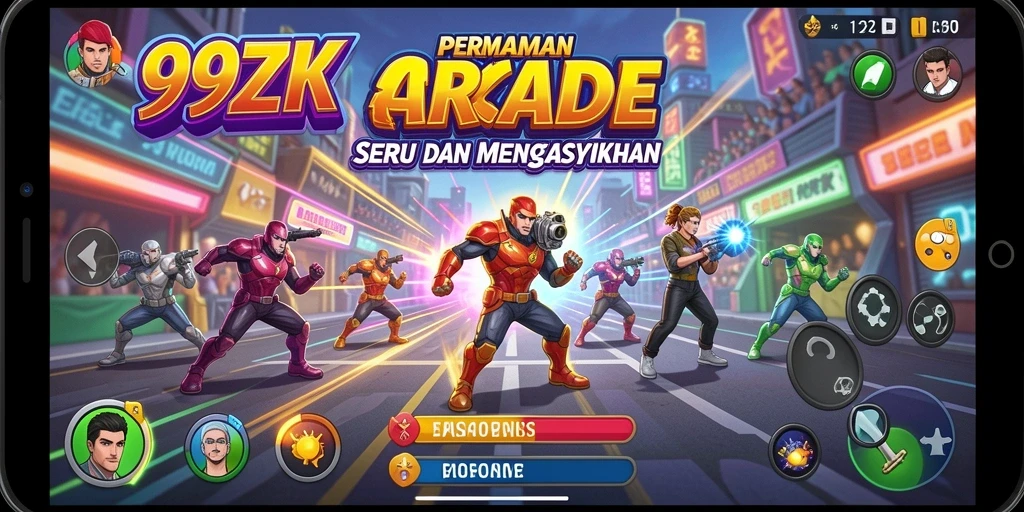 Ilustrasi gameplay seru dari 99ZK yang menantang dan menghibur.