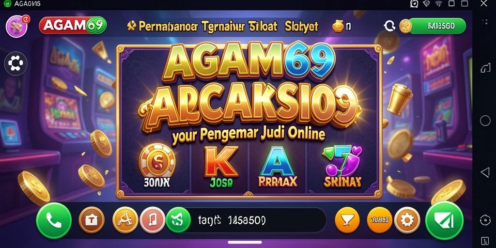Tampilan gameplay menarik dari AGAM69 dengan berbagai tema Slot.