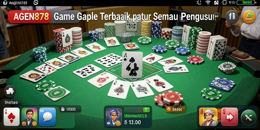 Tampilan menawan saat bermain Gaple di AGEN878.