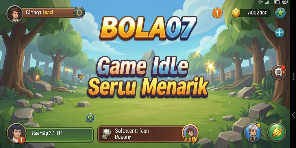 Screenshot utama BOLA07 menampilkan gameplay Idle yang menarik.