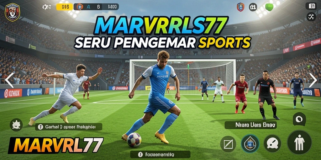 Screenshot gameplay <strong>MARVRL77</strong> yang memperlihatkan aksi seru dalam berbagai olahraga.