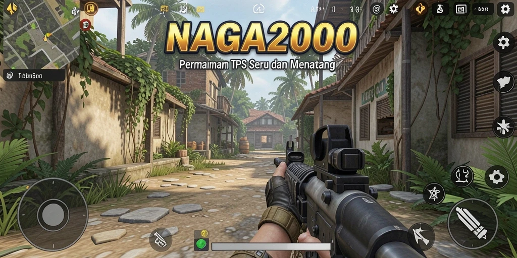 Gameplay NAGA2000 memperlihatkan pertempuran seru di medan perang.