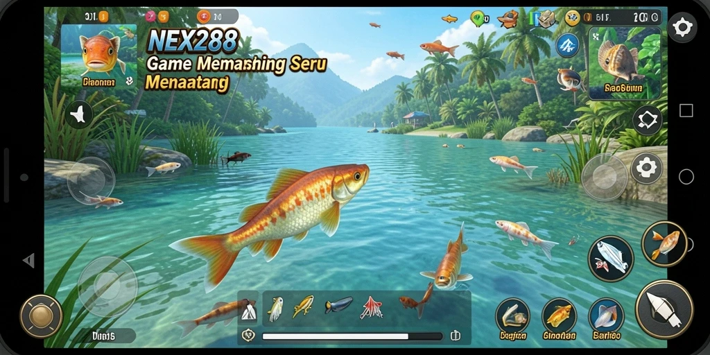 Gameplay memancing yang menyenangkan di NEX288.