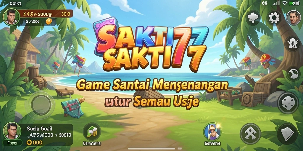 Tampilan gameplay SAKTI77 yang seru dan penuh warna.