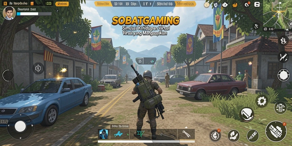 Tampilan gameplay SOBATGAMING yang menakjubkan dan interaktif.